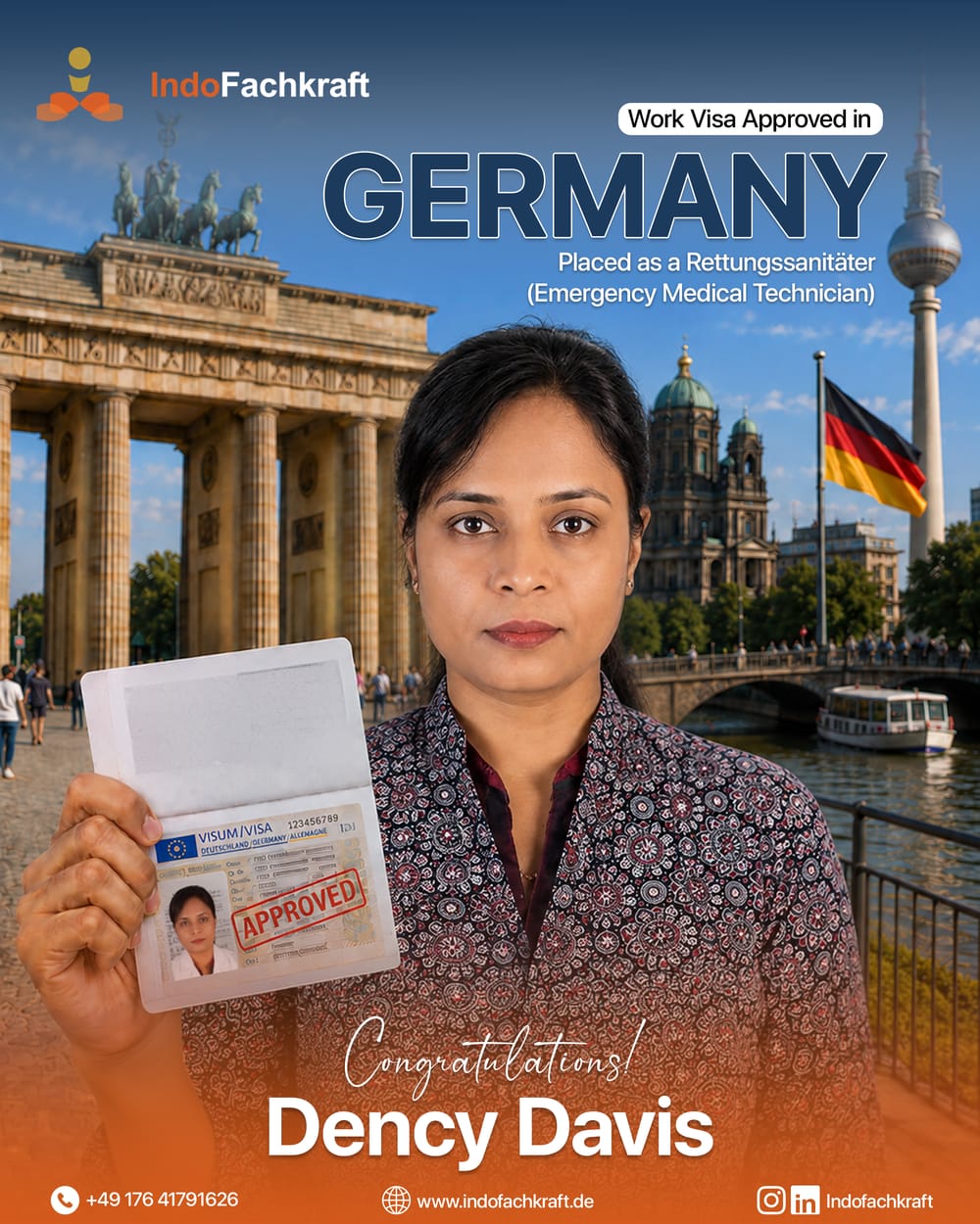 Genehmigtes deutsches Arbeitsvisum 2026 — vermittelt durch IndoFachkraft (7)
